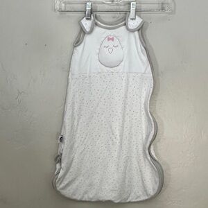 Nested Bean White and Gray Kids Pajamas Sleep Sack